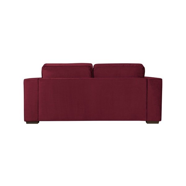 Trojmístná pohovka v barvě burgundy Cosmopolitan Design Denver-image-3