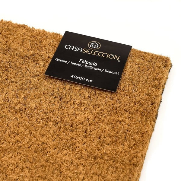 Rohožka z kokosového vlákna 60x40 cm Mini White – Casa Selección-image-2