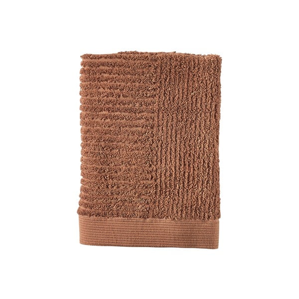 Oranžovohnědý bavlněný ručník 50x70 cm Terracotta – Zone