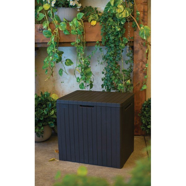 Šedý zahradní úložný box City – Keter-image-1