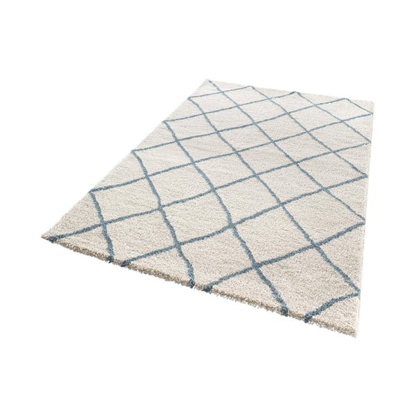 Bílý koberec Mint Rugs Grid, 80 x 150 cm-image-2