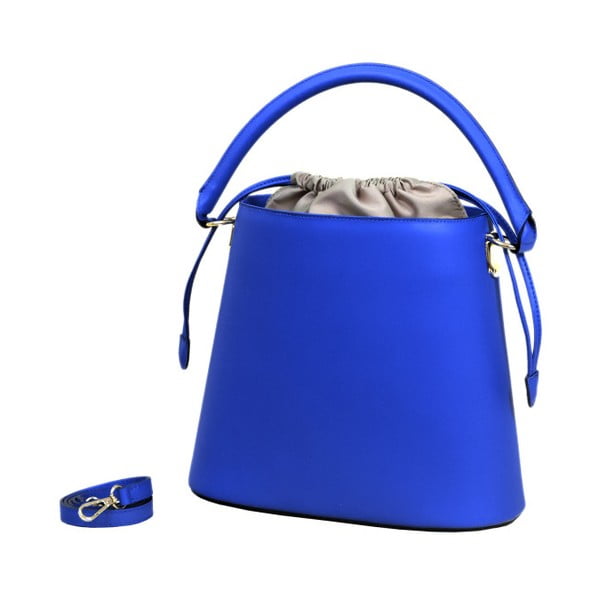 Modrá kabelka z pravé kůže Andrea Cardone Fabrizia