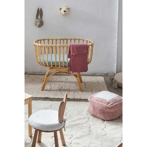 Krémový pratelný ručně tkaný bavlněný dětský koberec 120x160 cm Clouds – Lorena Canals-image-1