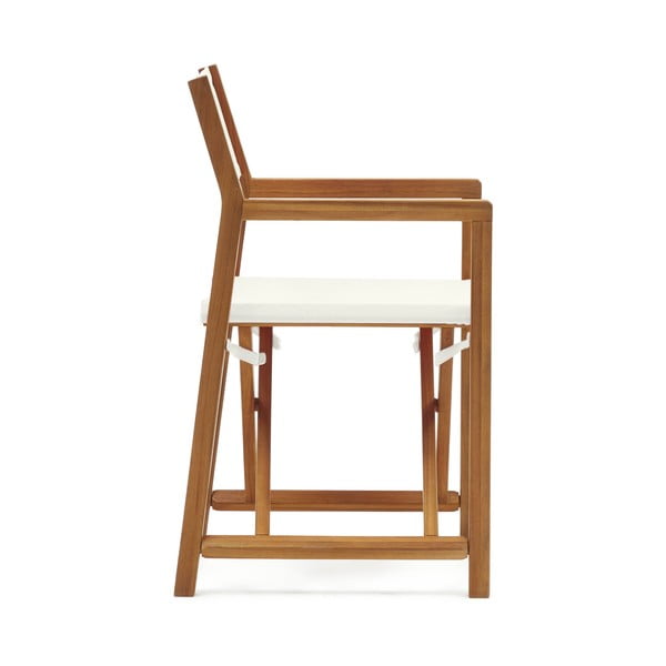 Bílé/přírodní dřevěné zahradní židle v sadě 2 ks Thianna – Kave Home-image-3