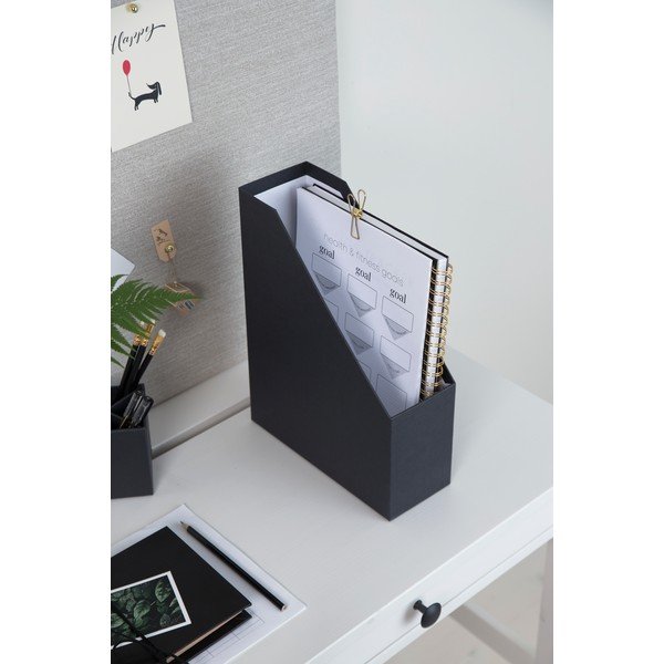 Tmavě šedý organizér na dokumenty Bigso Box of Sweden Viktoria-image-1