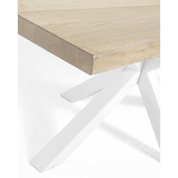 Jídelní stůl s deskou v dubovém dekoru 90x160 cm Argo – Kave Home-image-2