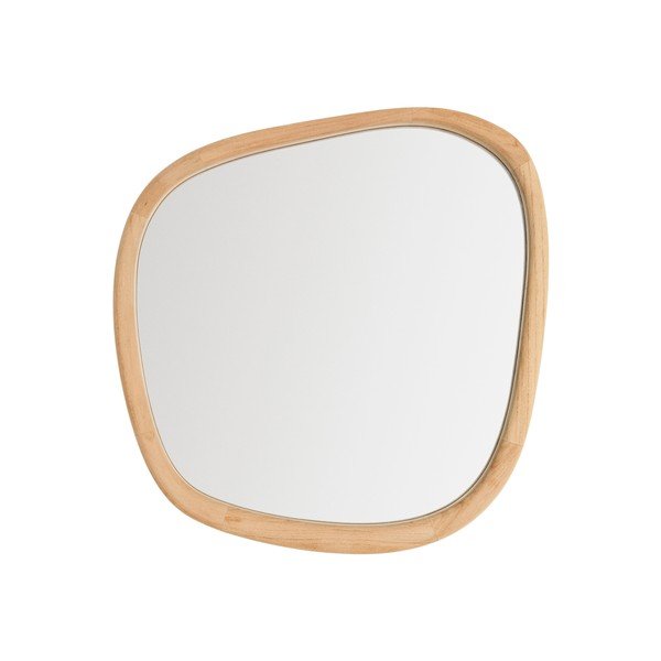 Nástěnné zrcadlo s dřevěným rámem 45,5x47 cm Alura – Kave Home