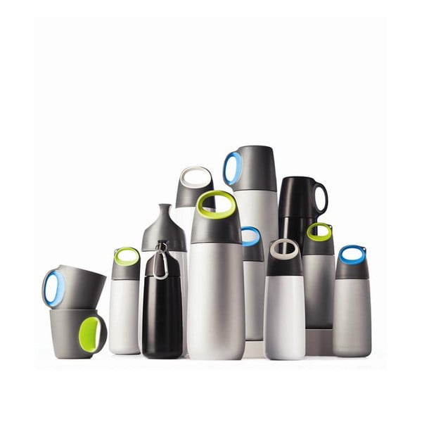 Černá termoska s hrníčkem XD Design Bopp, 600 ml-image-3