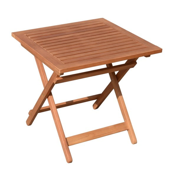 Zahradní skládací odkládací stolek z eukalyptového dřeva ADDU Berea