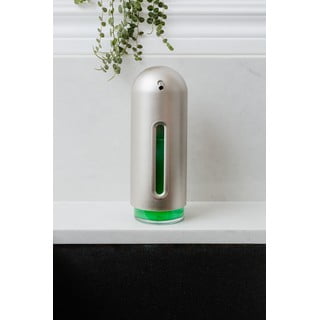 Plastový dávkovač mýdla ve stříbrné barvě 350 ml Penguin – Umbra