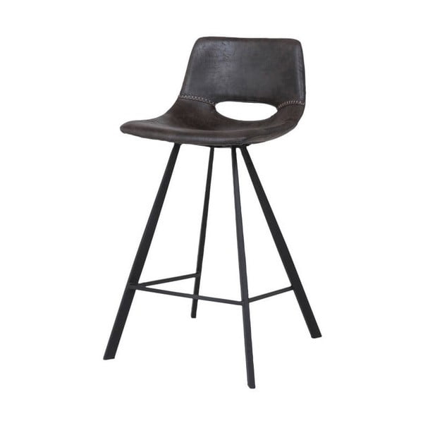 Tmavě šedá barová židle Canett Coronas, výška 87 cm