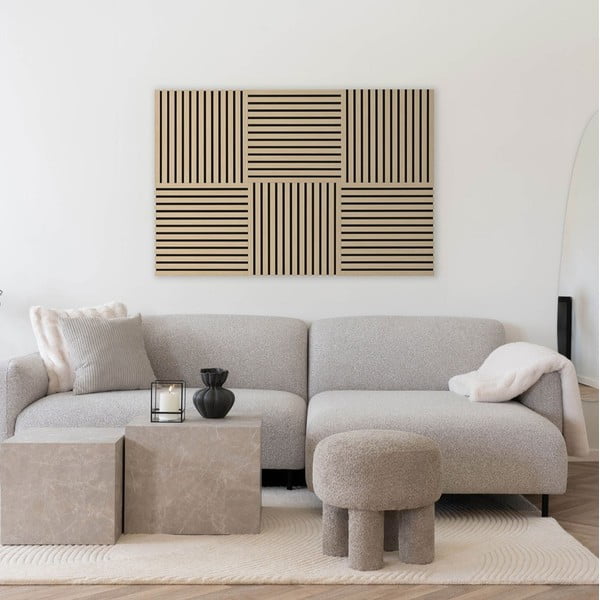 Akustické panely v sadě 2 ks 52x52 cm Oak – House Nordic-image-1
