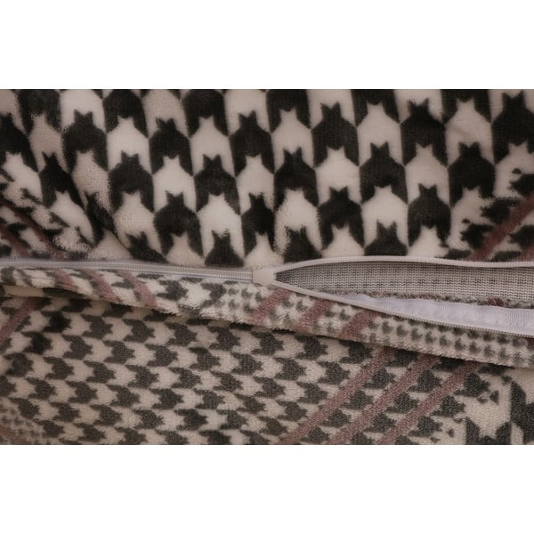 Šedé povlečení na jednolůžko z mikroplyše 140x200 cm – My House-image-4