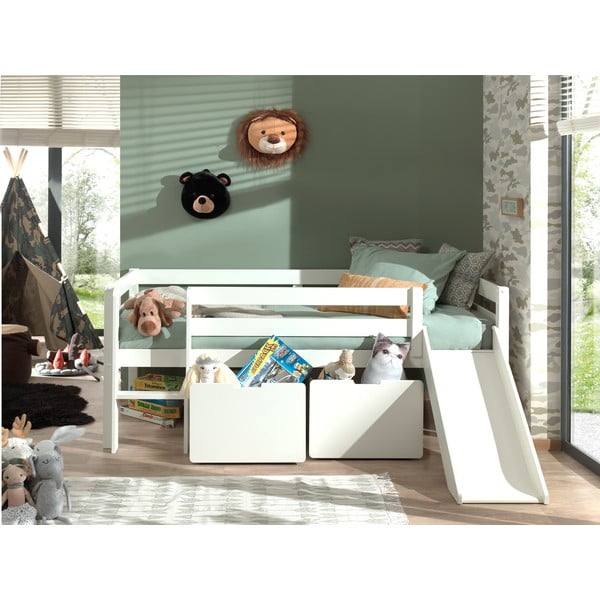 Bílé šuplíky pod dětskou postel 2 ks Pino – Vipack-image-4