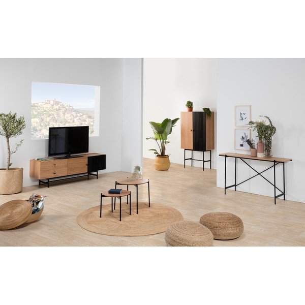 Sada 2 odkládacích stolků v dřevěném dekoru Marckeric Piera-image-1