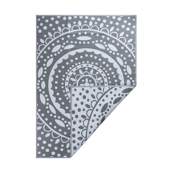 Bílo-šedá pikniková deka 240x330 cm – Oyo Concept