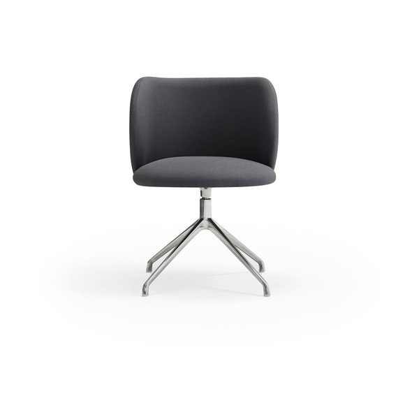 Tmavě šedé čalouněné jídelní křeslo Mogi – Teulat-image-1