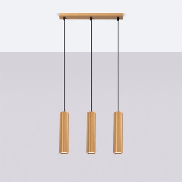 Závěsné svítidlo ve zlaté barvě Gleam – Sollux-image-4