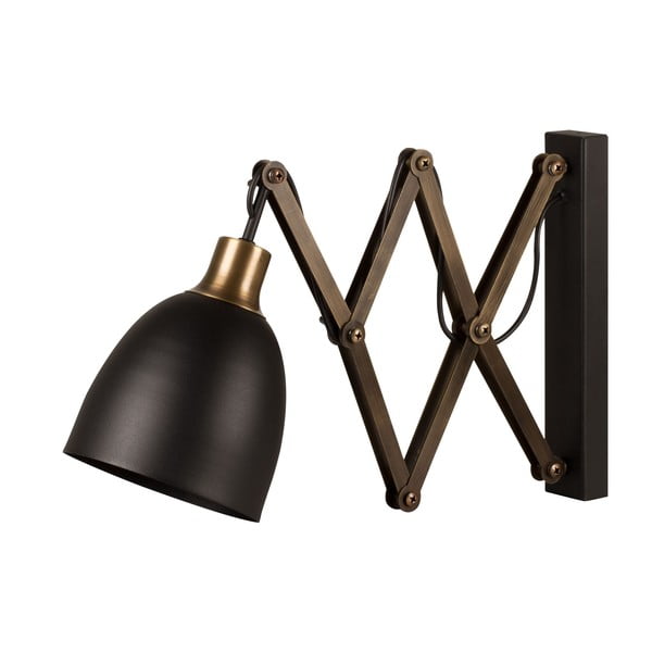 Nástěnné svítidlo v černé a bronzové barvě ø 16 cm Sivani – Opviq lights