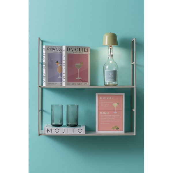 Bílo-fialový dekorativní papírový úložný box 18x4x25 cm Pina Colada – PT LIVING-image-3