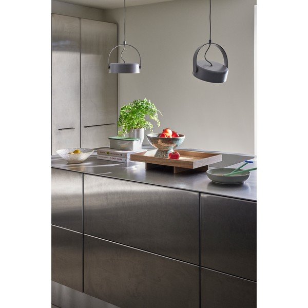 Světle šedé závěsné svítidlo Stage – Hübsch-image-3