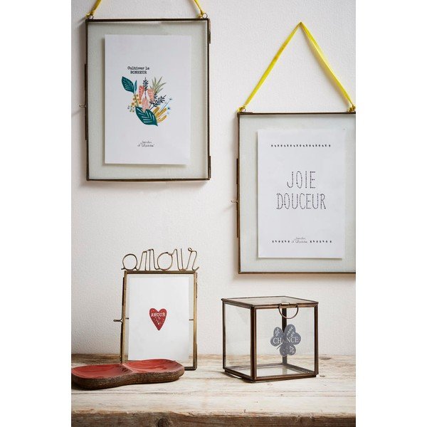 Dekorativní kovový úložný box s víkem Mots – Jardin d'Ulysse-image-1