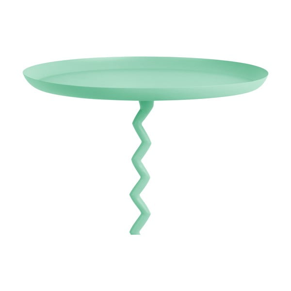 Kovový kulatý odkládací stolek ø 44 cm Zig Zag – Leitmotiv-image-2