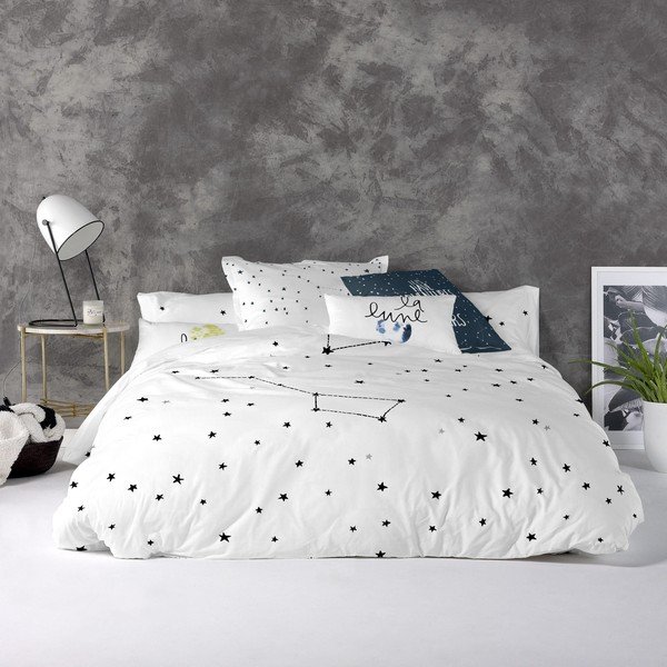Bavlněný povlak na peřinu Blanc Constellation, 200 x 200 cm-image-1
