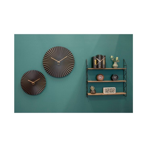 Hodiny v černé barvě Karlsson Sensu, ø 40 cm-image-2