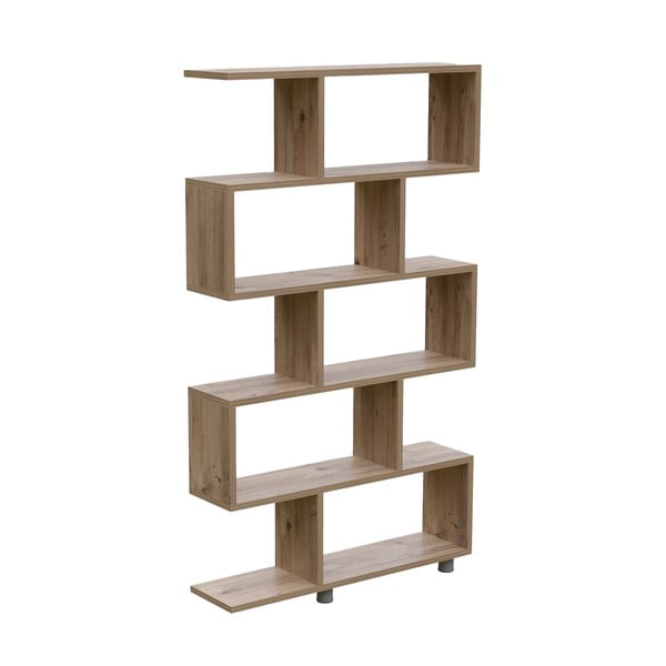 Knihovna v dekoru borovice v přírodní barvě 90x156 cm Elif – Kalune Design