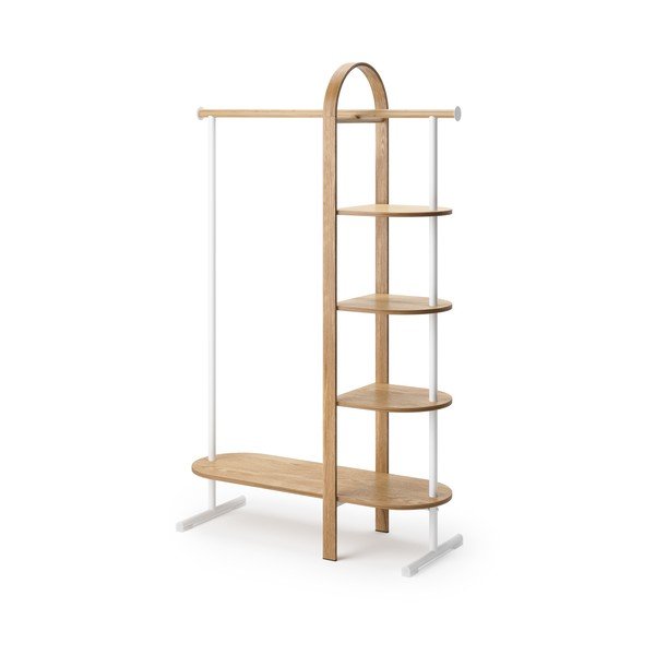 Bílá přírodní předsíňová sestava z eukalyptového dřeva Bellwood – Umbra-image-2