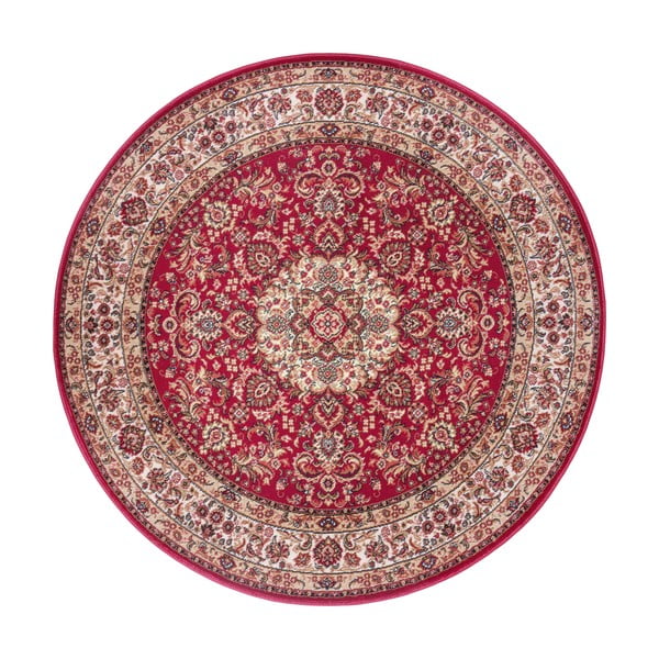 Červený koberec Nouristan Zahra, ø 160 cm