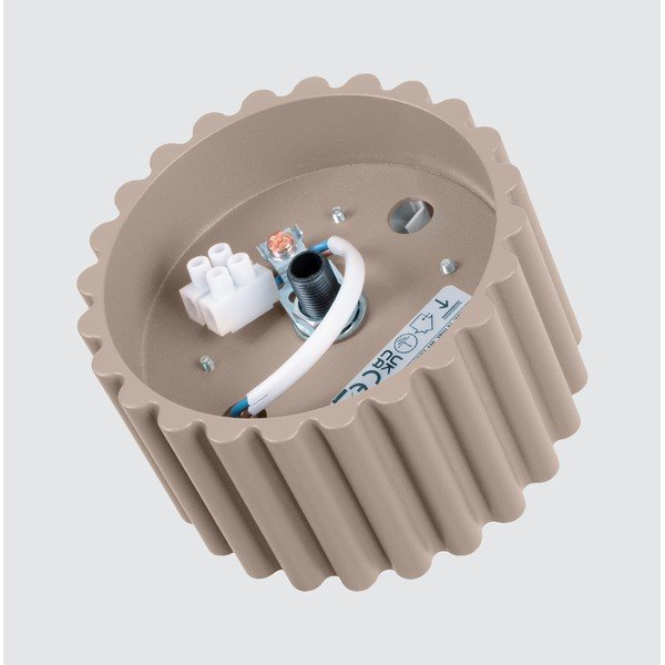 Taupe kovové bodové svítidlo ø 10 cm Zora – Sollux-image-4