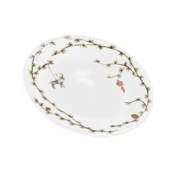 Porcelánový tác s vánočním motivem 27x34 cm Hammershøi Christmas – Kähler Design-image-2