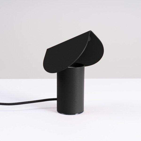 Černá hliníková LED stolní lampa (výška 15 cm) BISCUIT – Thoro-image-4