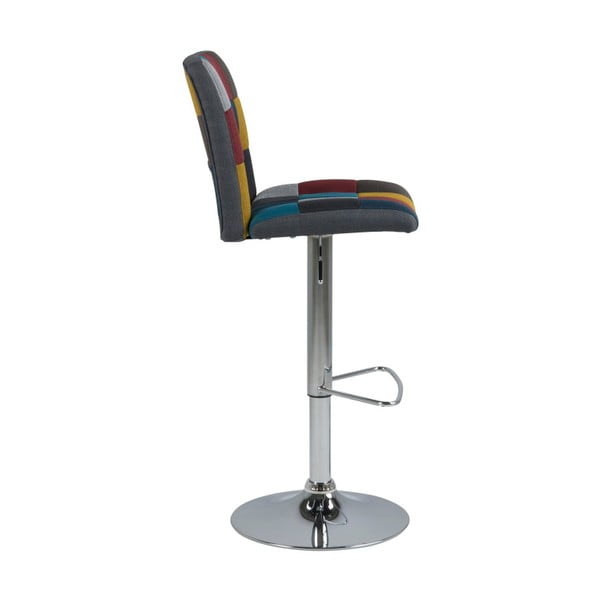 Sada 2 barových židlí Actona Wilma Barstool Patchwork-image-1