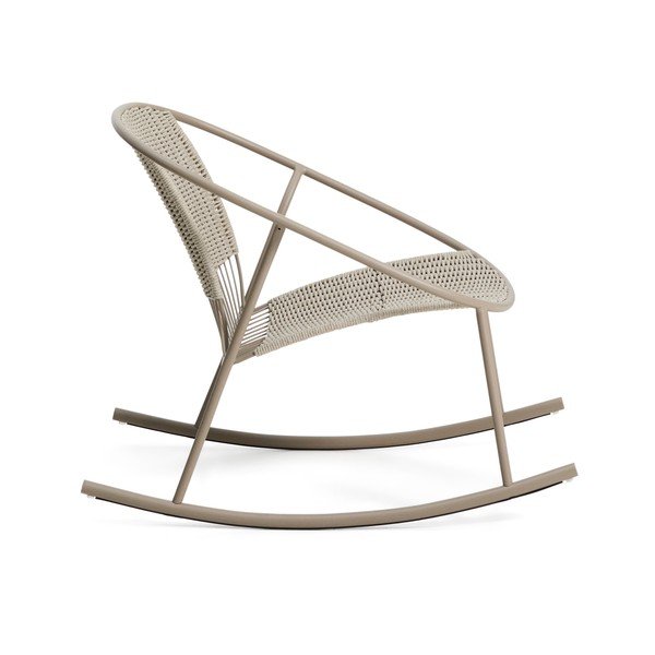Taupe zahradní křeslo Atrani – Kave Home-image-3