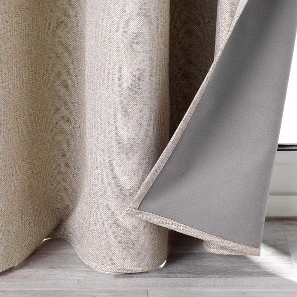 Béžový zatemňovací závěs 140x260 cm Crepuscule – douceur d'intérieur-image-3
