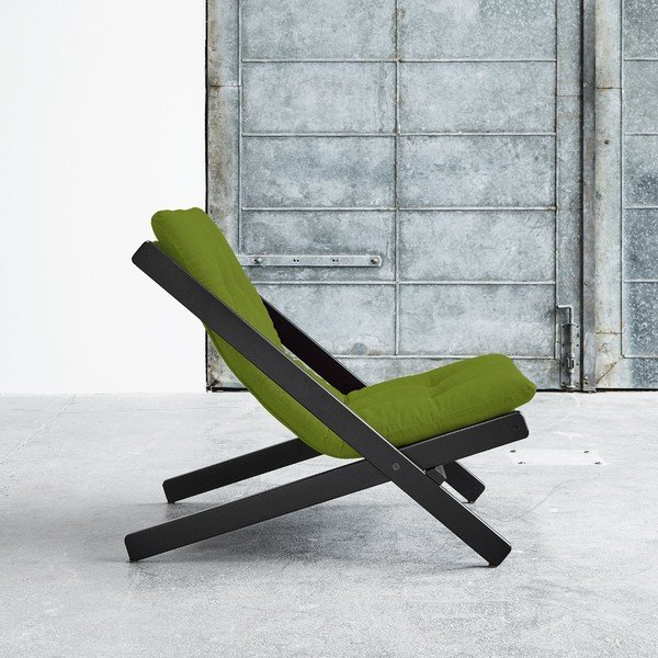 Skládací křeslo Karup Boogie Black/Lime-image-1