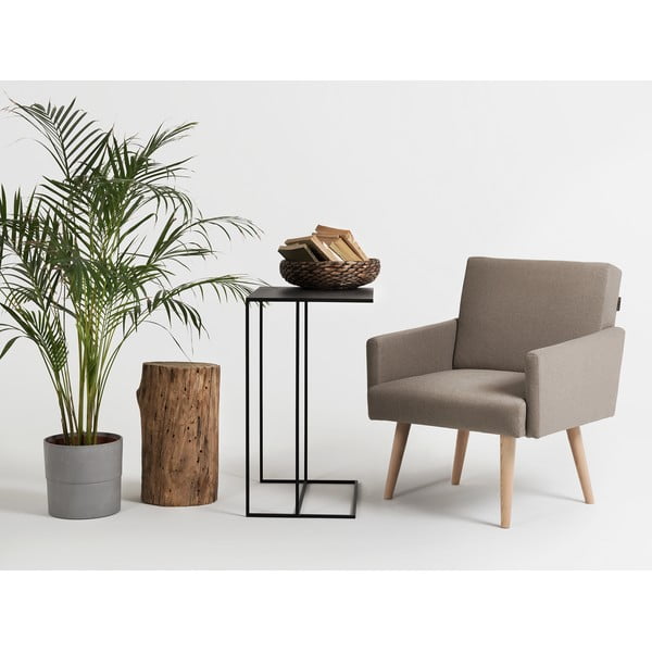 Černý kovový odkládací stolek CustomForm-image-3