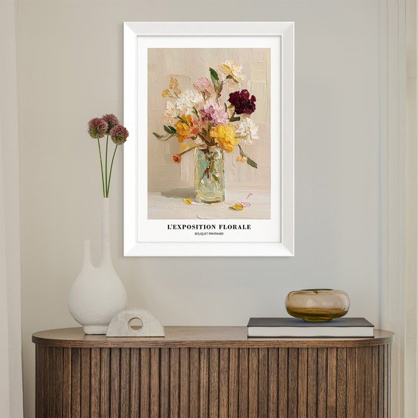 Tištěný obraz s rámem 56x75 cm Sunny Bouquet – Styler-image-2