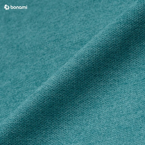 Tyrkysová rozkládací rohová pohovka Bobochic Paris Balio, pravý roh-image-1