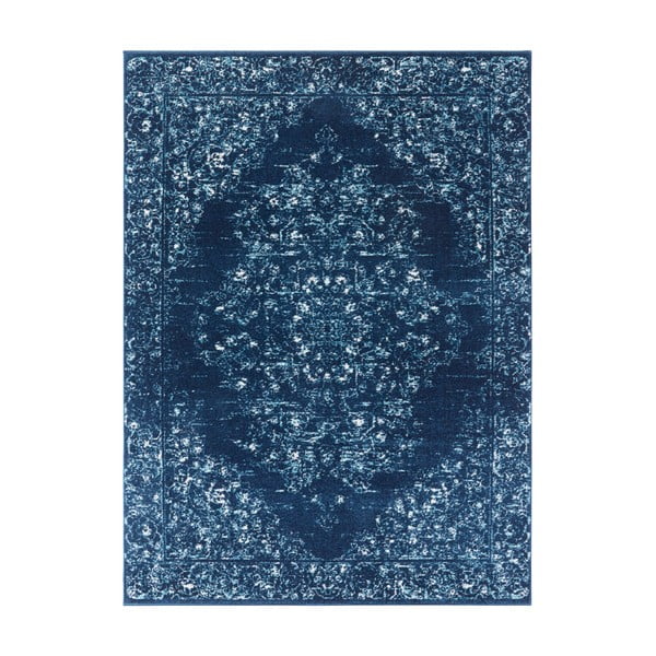 Tmavě modrý koberec Nouristan Pandeh, 80 x 150 cm