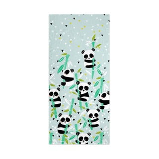 Světle zelená dětská osuška 150x70 cm Panda – Moshi Moshi