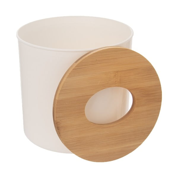 Bílý plastový odpadkový koš 1,6 l Whitney – Orion-image-2