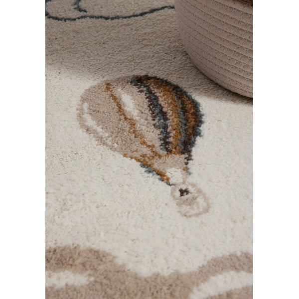 Krémový dětský koberec 120x170 cm Hot Air Balloon – Hanse Home-image-3