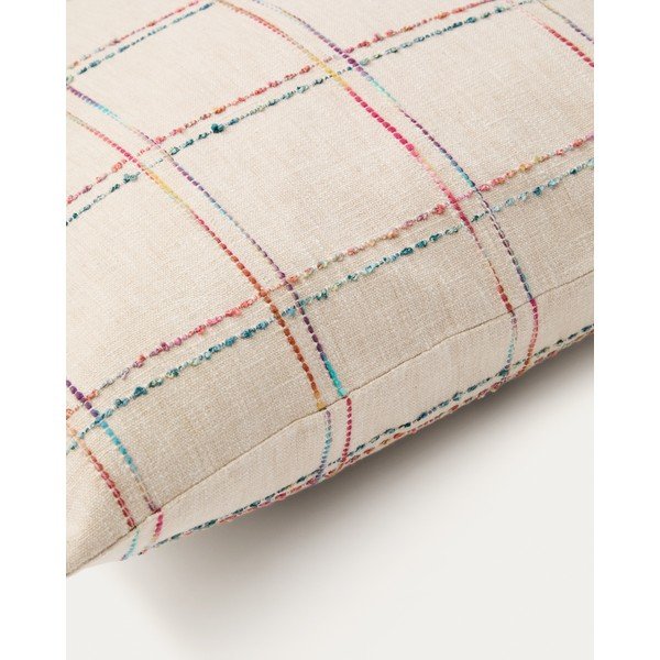 Povlak na polštář s příměsí bavlny 45x45 cm Nety – Kave Home-image-3