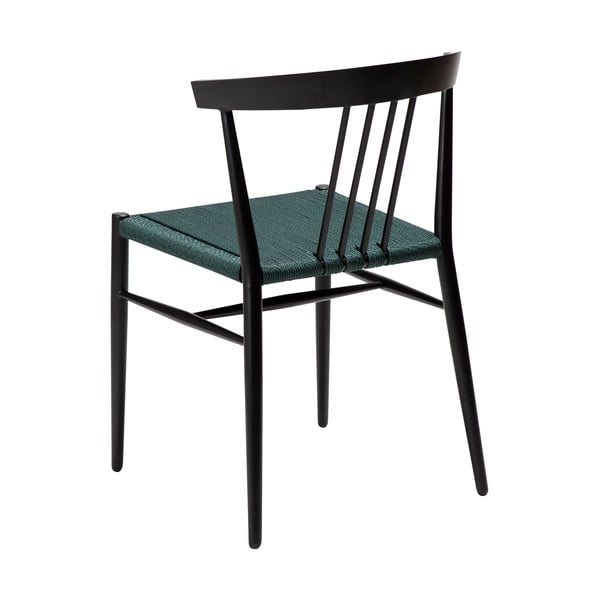 Černo-tyrkysová jídelní židle Sava – DAN-FORM Denmark-image-4