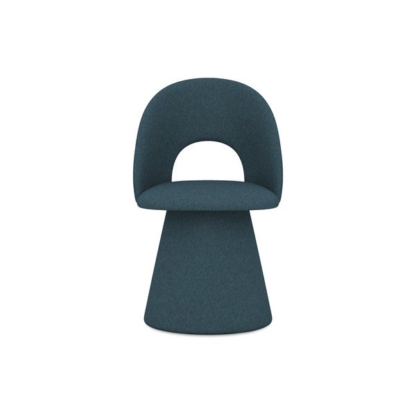 Čalouněné jídelní křeslo v petrolejové barvě Kalo – Makamii-image-1