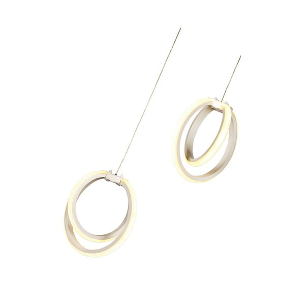 Bílé kovové LED závěsné svítidlo ø 20 cm Sezen – Squid Lighting-image-3